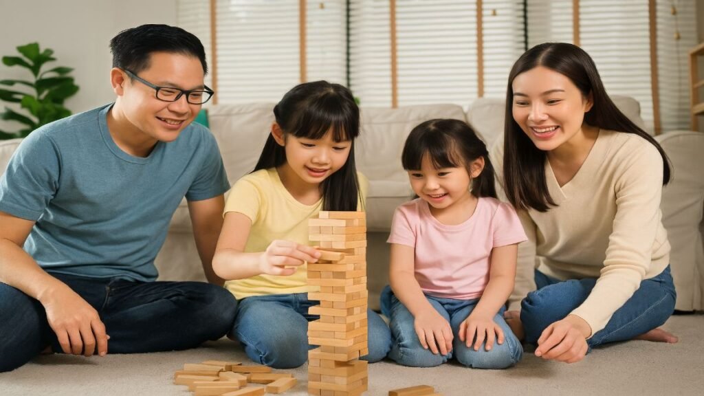 Best board games for kids aged 8–10 displayed on family game night table